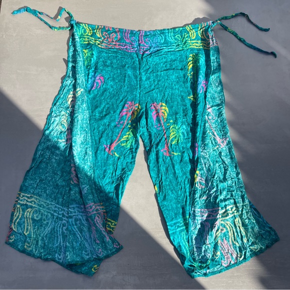 Rainbow Flowy Pants - Picture 2 of 3